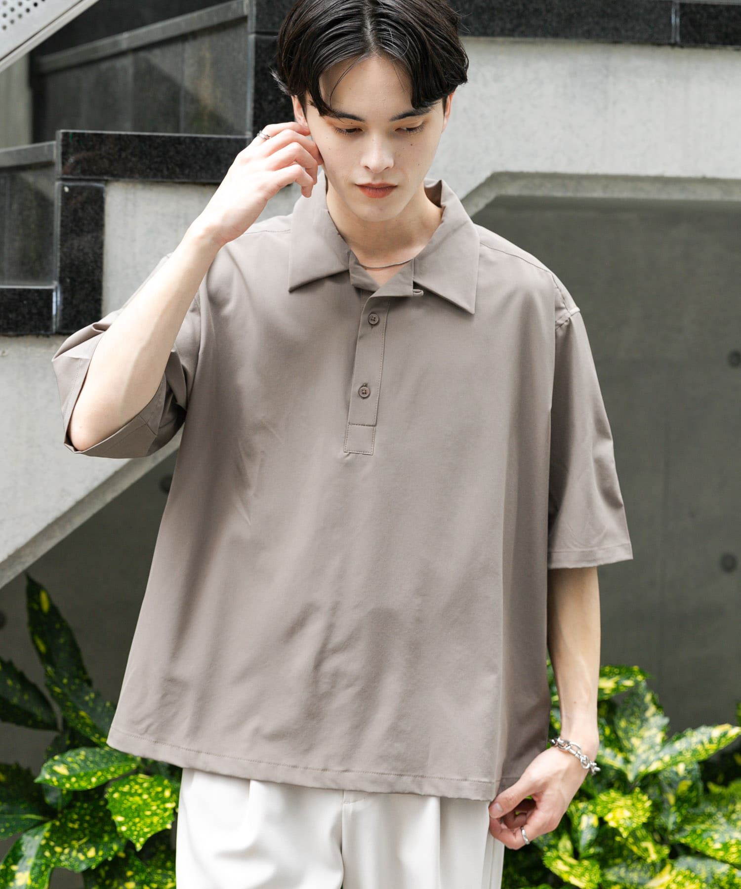 SENSE OF PLACE by URBAN RESEARCH「ストレッチショートスリーブポロシャツ」|ポロシャツ|