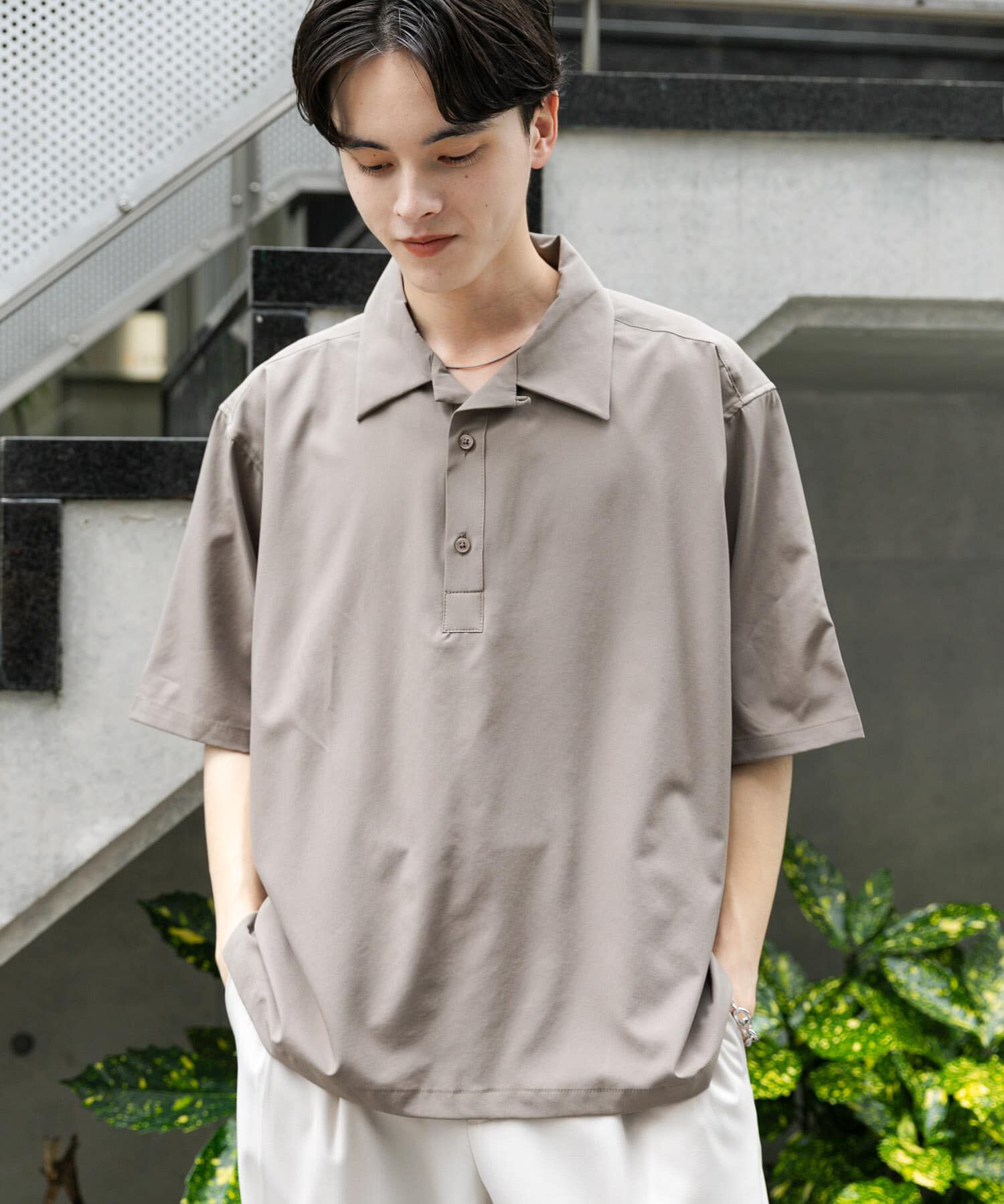 SENSE OF PLACE by URBAN RESEARCH「ストレッチショートスリーブポロシャツ」|ポロシャツ|