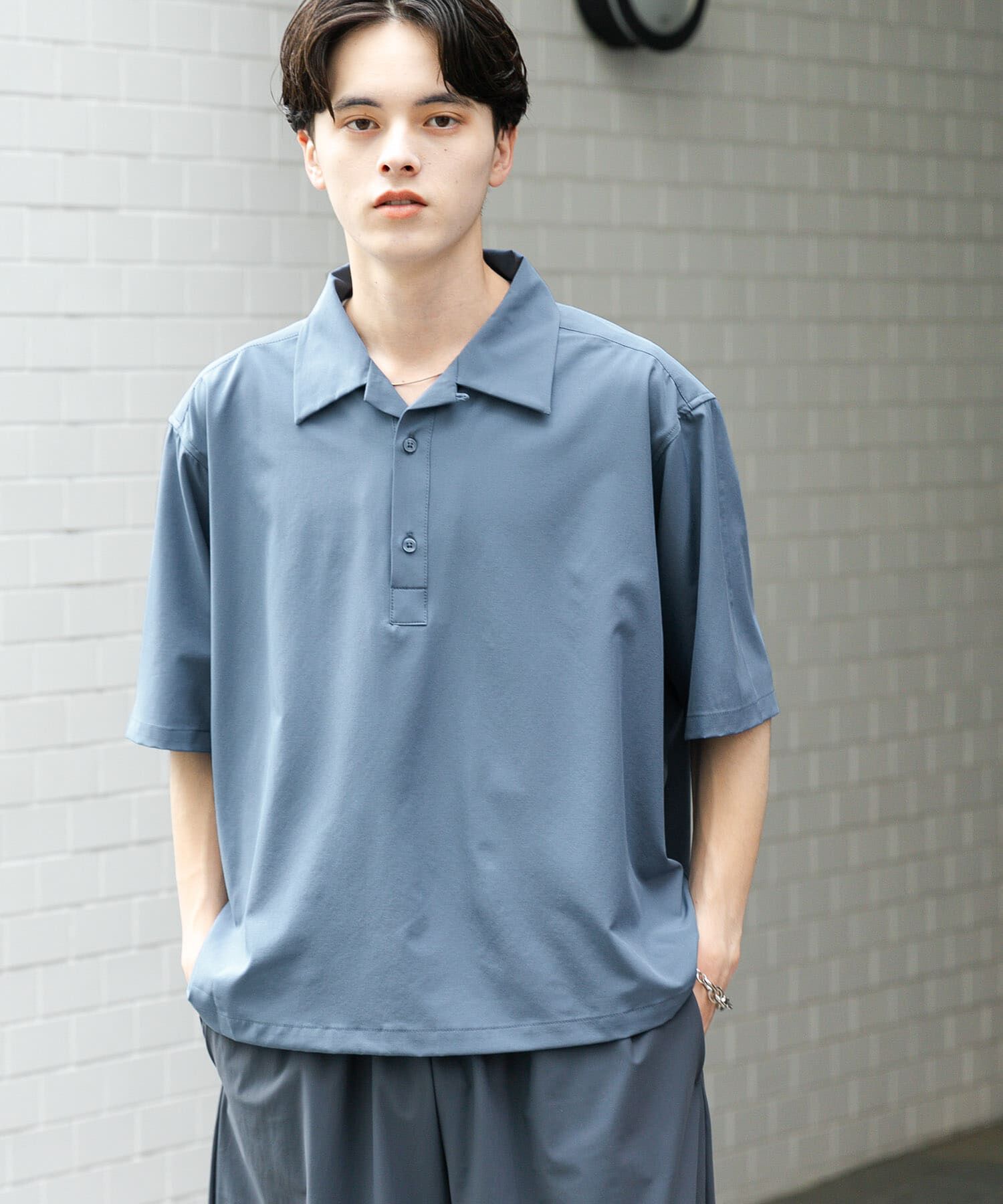 SENSE OF PLACE by URBAN RESEARCH「ストレッチショートスリーブポロシャツ」|ポロシャツ|