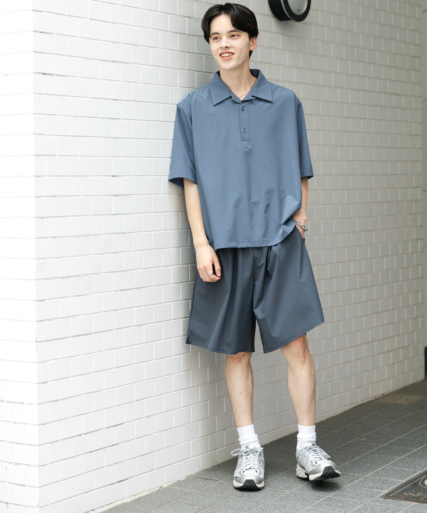 SENSE OF PLACE by URBAN RESEARCH「ストレッチショートスリーブポロシャツ」|ポロシャツ|