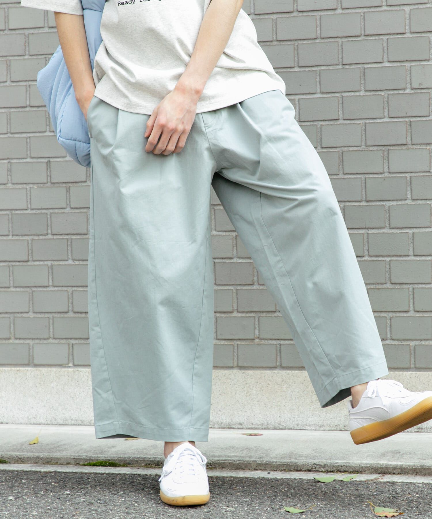 SENSE OF PLACE by URBAN RESEARCH「バレルレッグチノパンツ」|その他|ミント