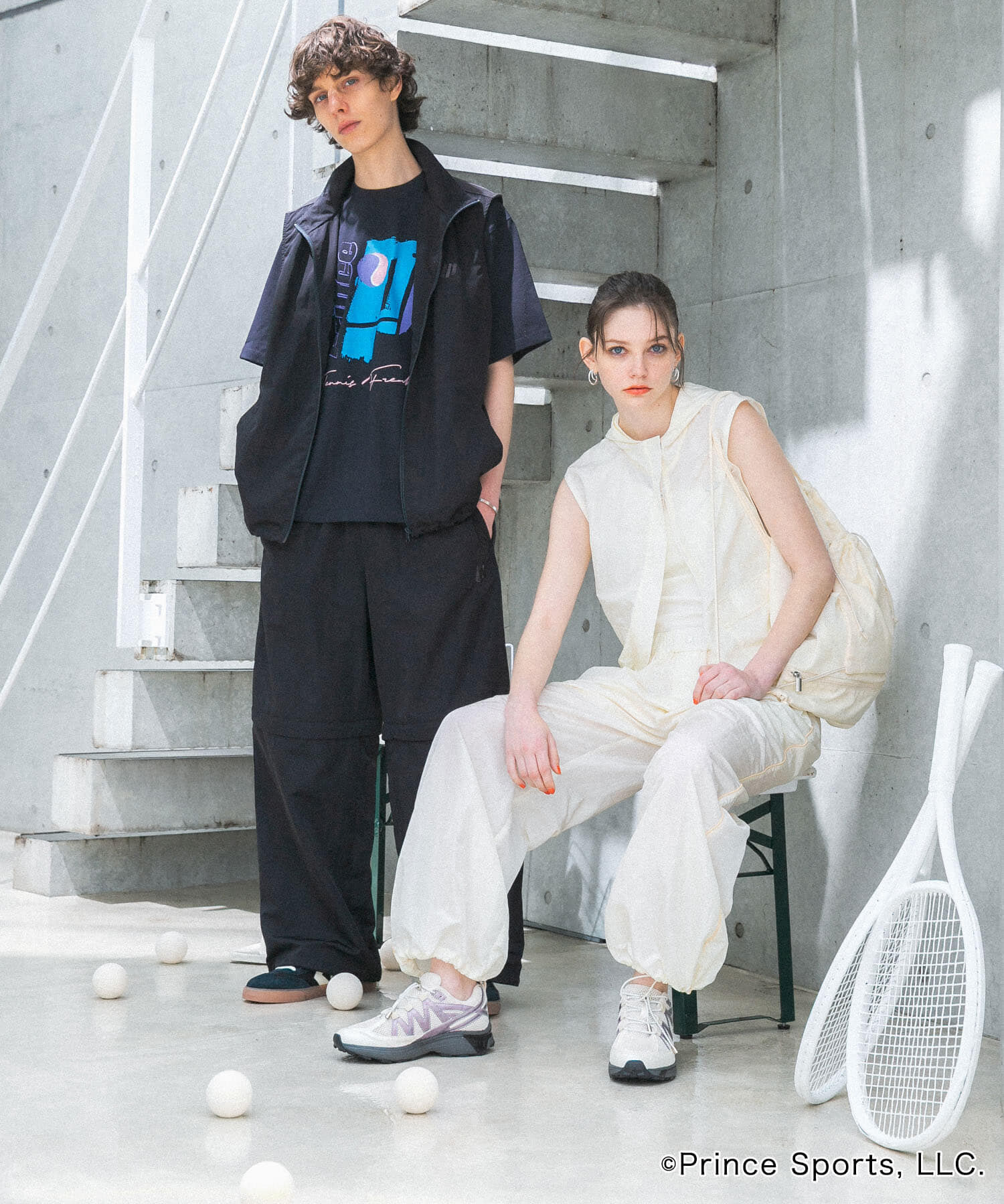 SENSE OF PLACE by URBAN RESEARCH「『別注』prince　ナイロンラインパンツ」|その他|