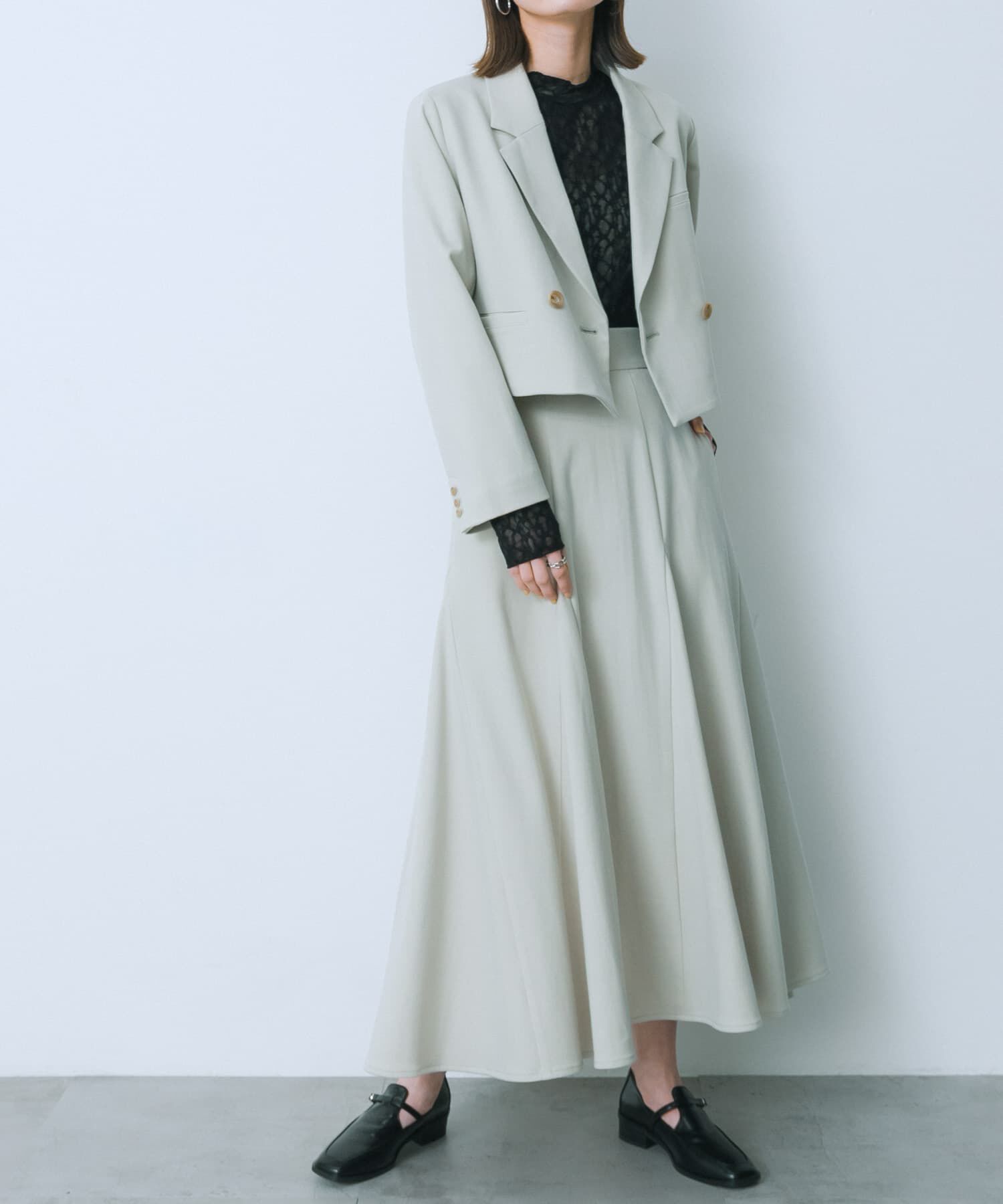 SENSE OF PLACE by URBAN RESEARCH「ハイウエストセミフレアスカート」|スカート|