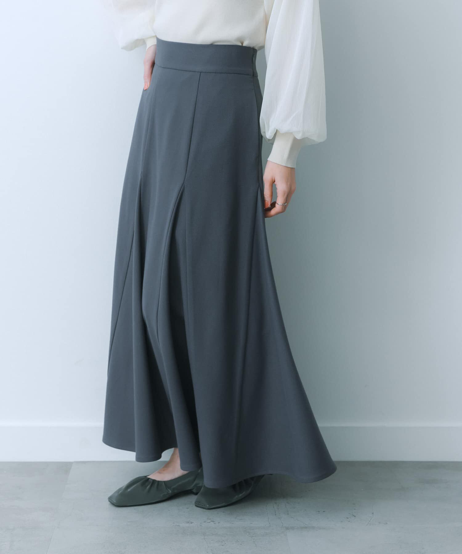 SENSE OF PLACE by URBAN RESEARCH「ハイウエストセミフレアスカート」|スカート|