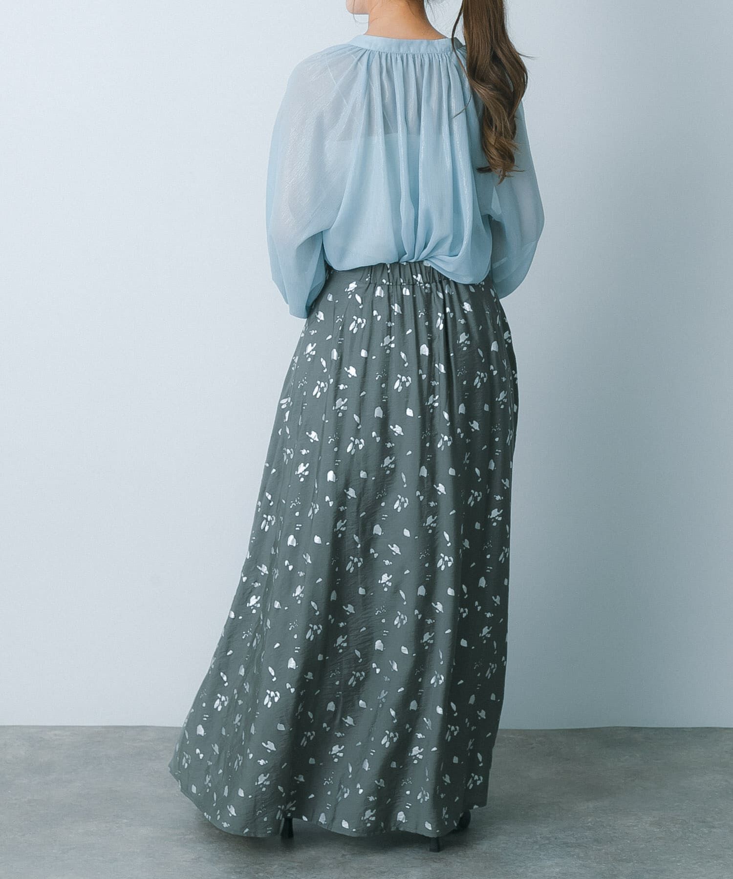 SENSE OF PLACE by URBAN RESEARCH「ハクプリントフレアスカート」|スカート|