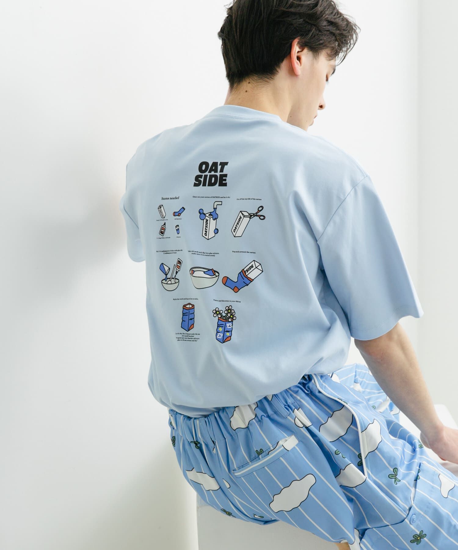 SENSE OF PLACE by URBAN RESEARCH「『別注』OATSIDE&times;SENSE OF PLACE　グラフィックショートスリーブ Tシャツ A」|Tシャツ・カットソー|