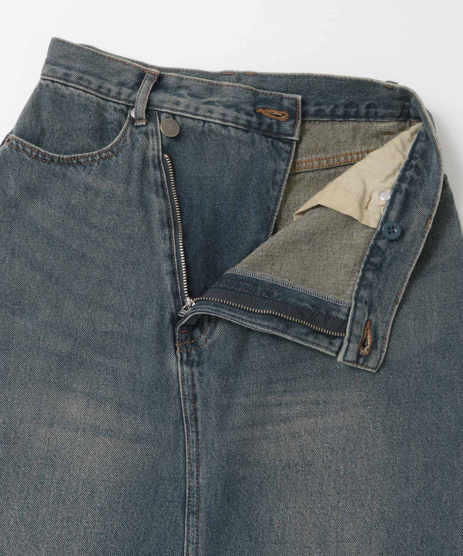 SENSE OF PLACE by URBAN RESEARCH「アシメベルトデニムスカート」|スカート|