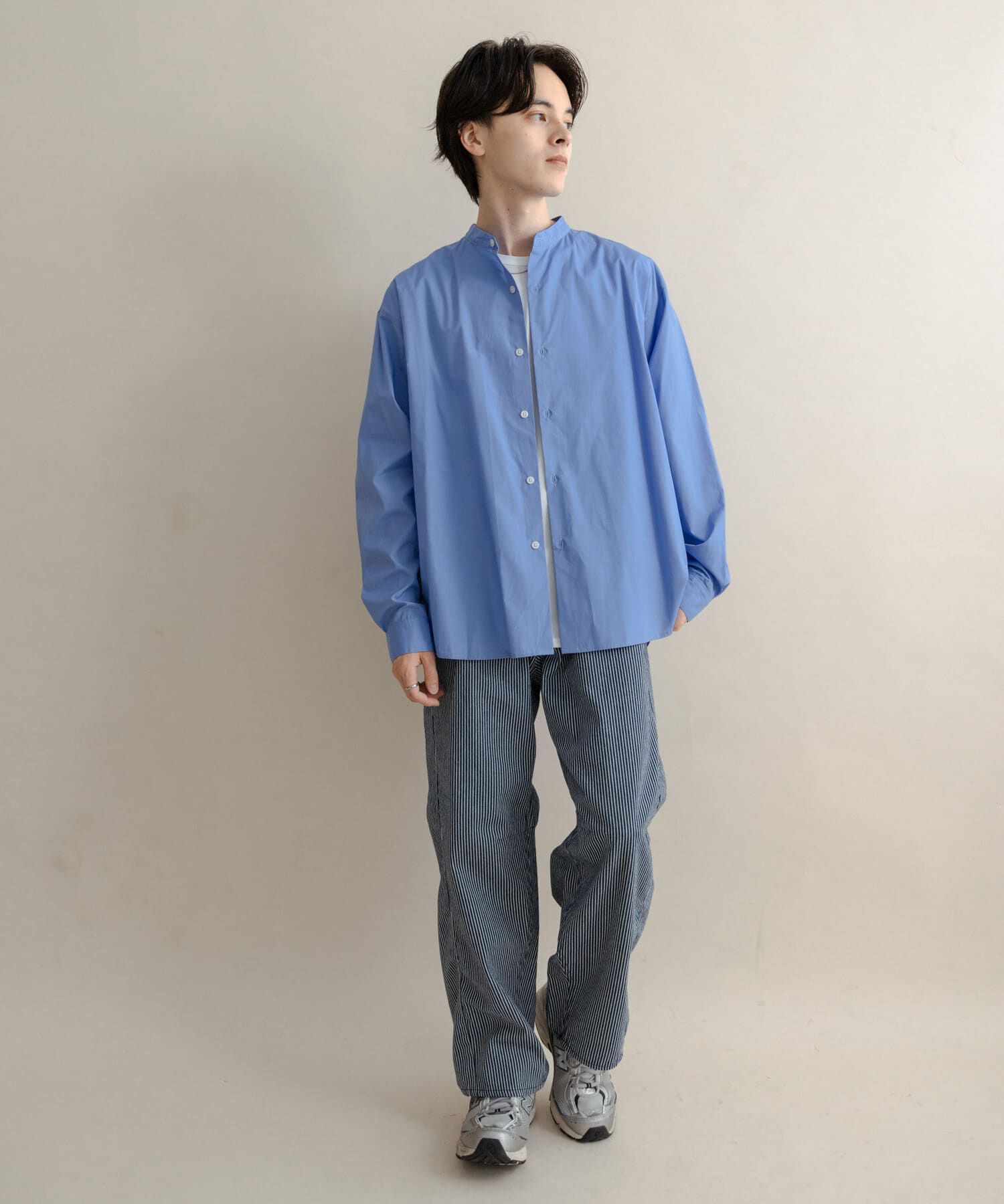 SENSE OF PLACE by URBAN RESEARCH「『WEB限定』コンフォートバンドカラーシャツ」|シャツ・ブラウス|