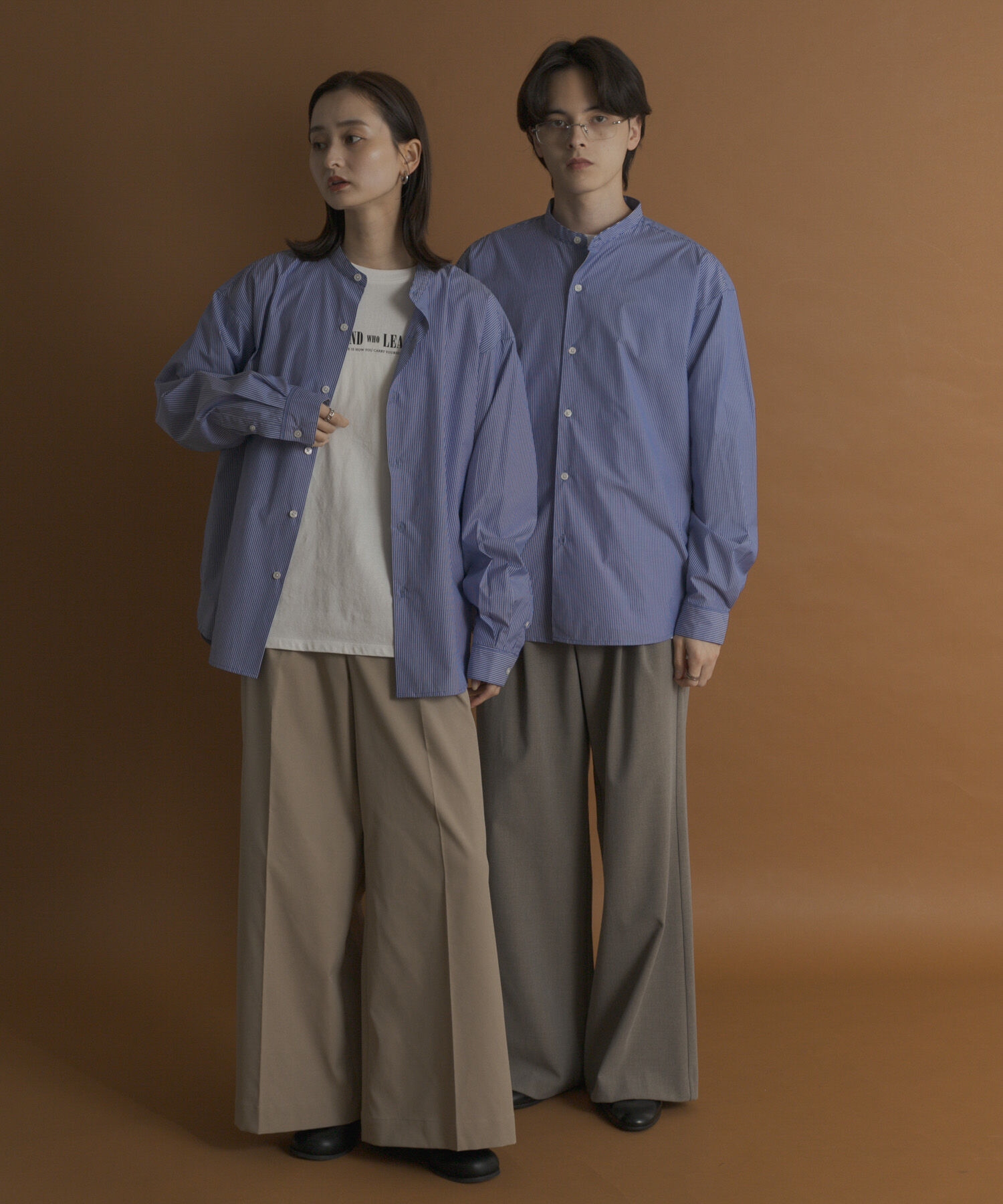 SENSE OF PLACE by URBAN RESEARCH「『WEB限定』コンフォートバンドカラーシャツ」|シャツ・ブラウス|