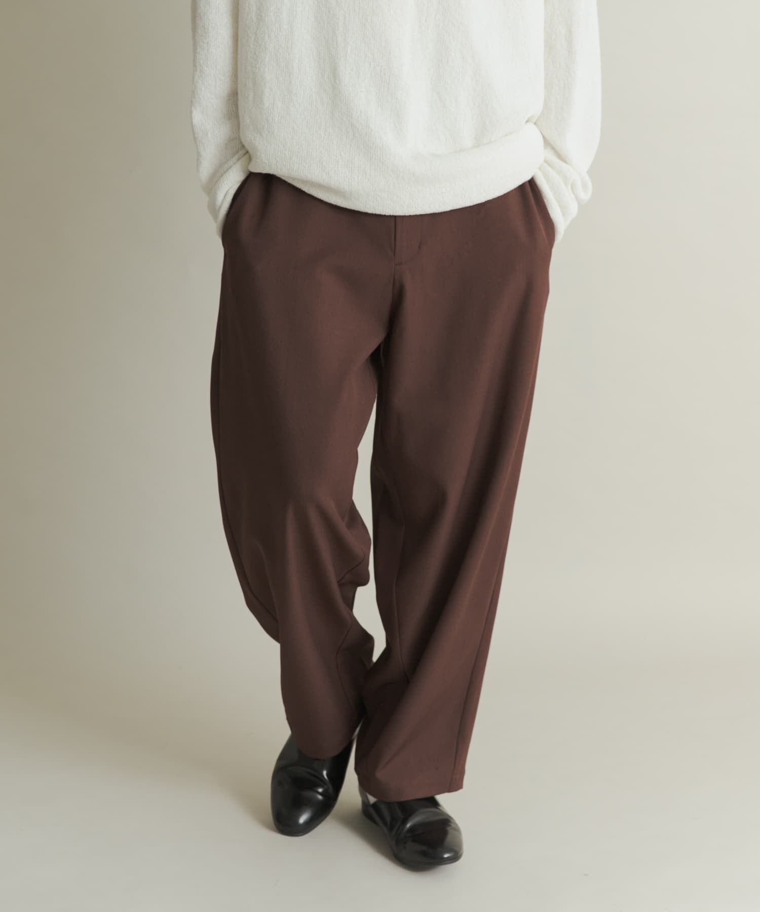 SENSE OF PLACE by URBAN RESEARCH「バレルレッグノータックスラックス」|その他|ブラウン