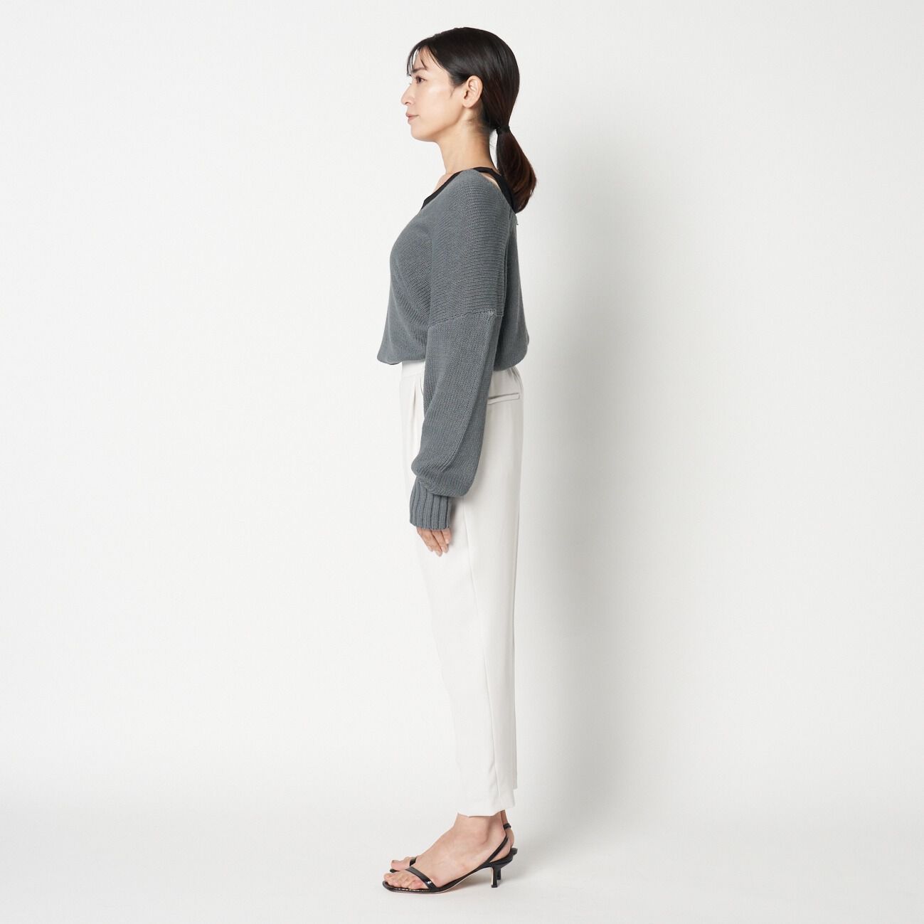 HELIOPOLE「HELIOPOLE SILKY DOUBLE TWILL TAPERED PT」|チノ|