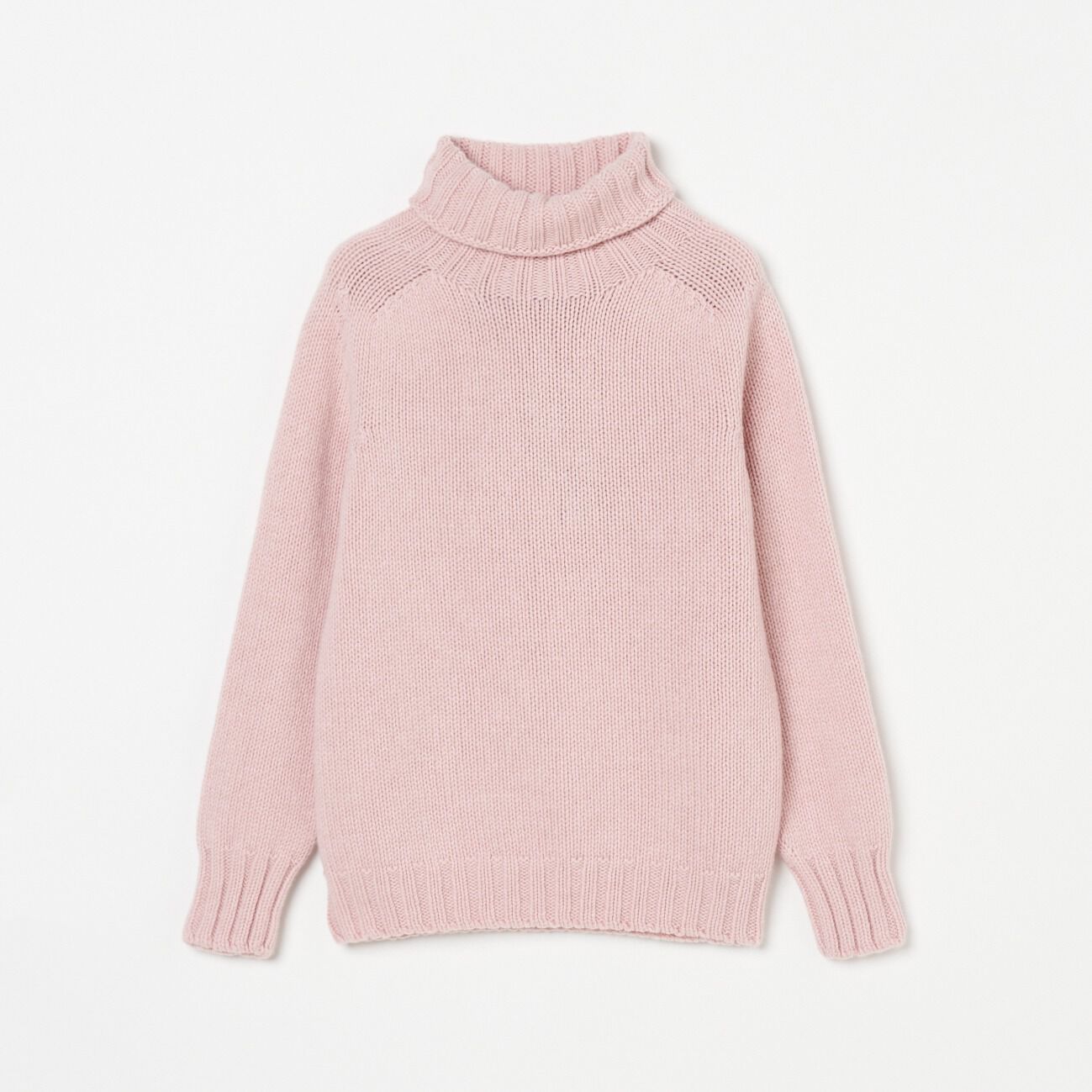  「HARLEY OF SCOTLAND SUPERFINE ROLLCOLLAR」|ニット・セーター|ピンク系