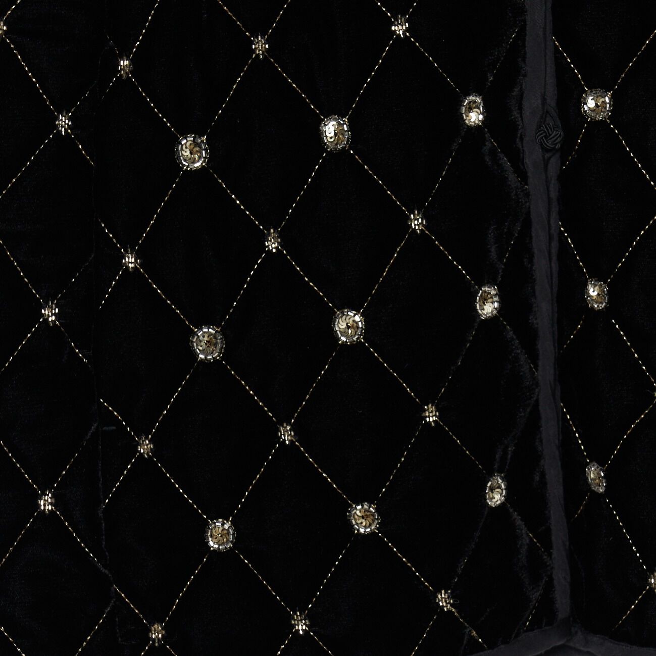  「SARA MALLIKA BEADS EMBROIDERY GILET」|デニムジャケット|