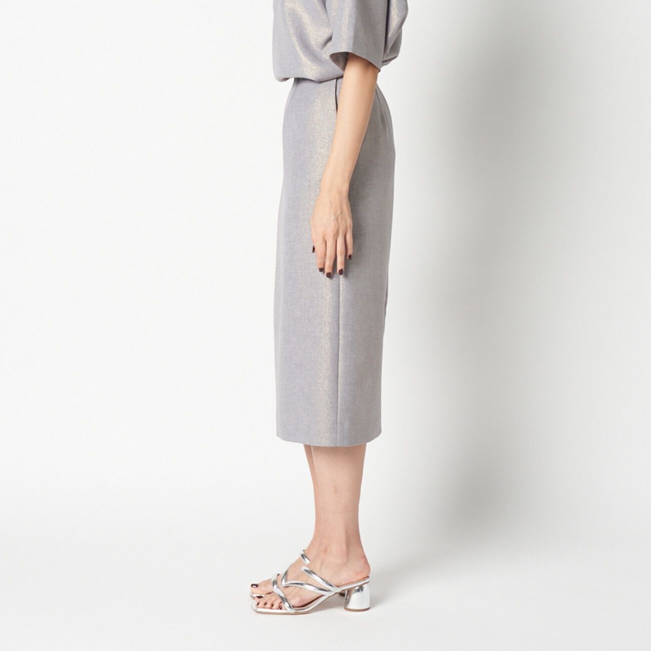 HELIOPOLE「HELIOPOLE GLITTER TIGHT SKIRT」|スカート|