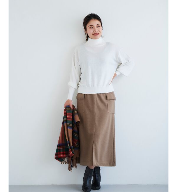 le.coeur blanc「バックパールエリニットプルオーバー」|ニット・セーター|