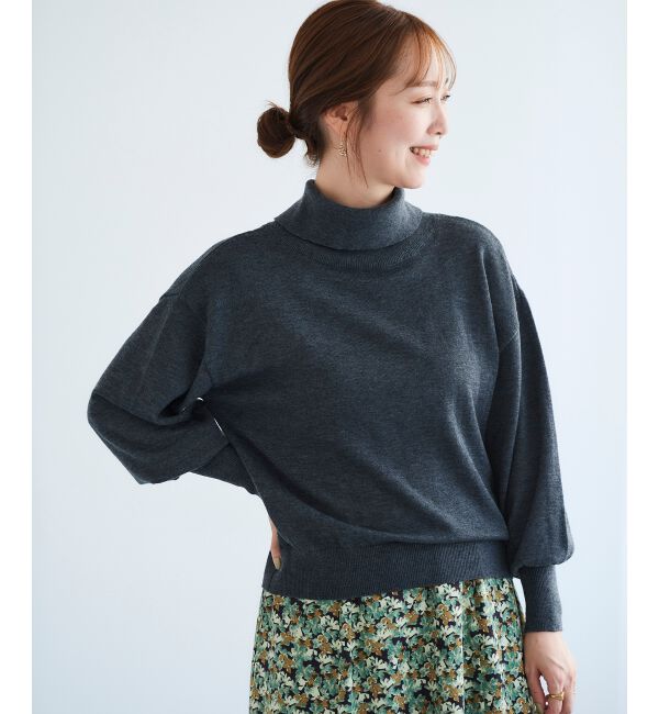 le.coeur blanc「バックパールエリニットプルオーバー」|ニット・セーター|