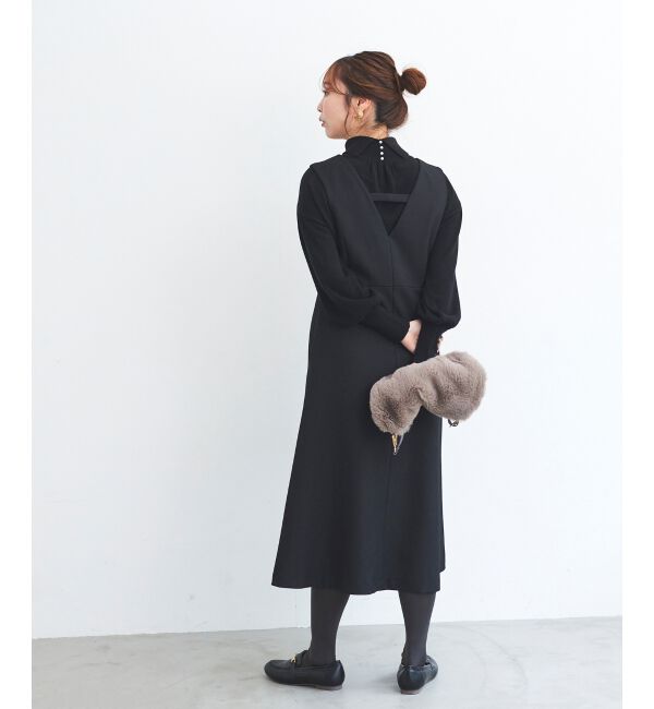 le.coeur blanc「バックパールエリニットプルオーバー」|ニット・セーター|