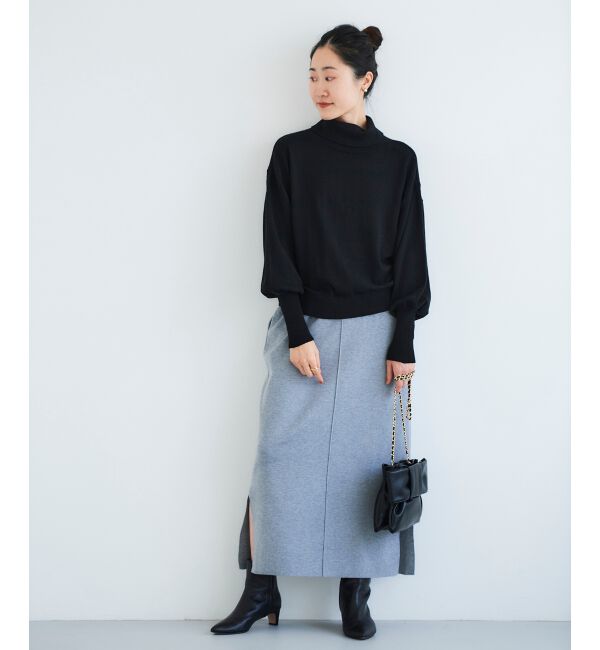 le.coeur blanc「バックパールエリニットプルオーバー」|ニット・セーター|