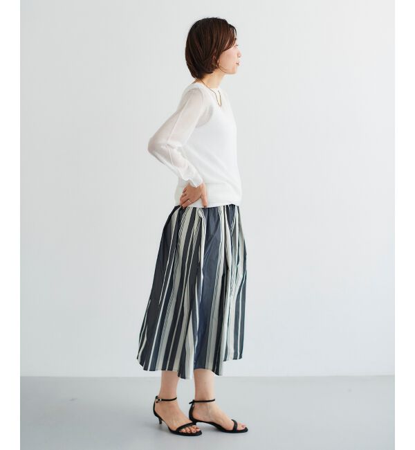 le.coeur blanc「シアー前後2WAYクルーカーディガン」|カーディガン|