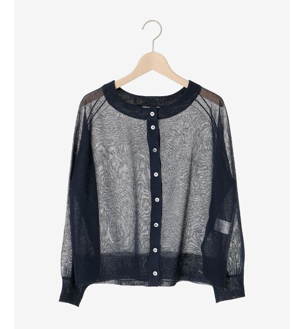 le.coeur blanc「シアー前後2WAYクルーカーディガン」|カーディガン|