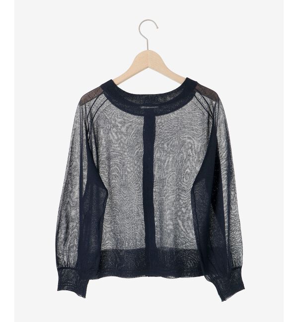 le.coeur blanc「シアー前後2WAYクルーカーディガン」|カーディガン|