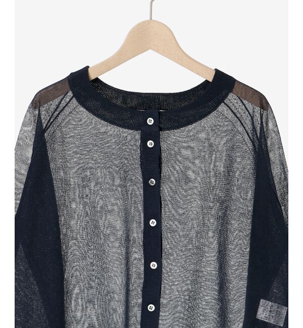 le.coeur blanc「シアー前後2WAYクルーカーディガン」|カーディガン|