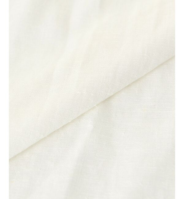 le.coeur blanc「《WEB限定アイテム》レーヨン麻袖ギャザーブラウス」|シャツ・ブラウス|