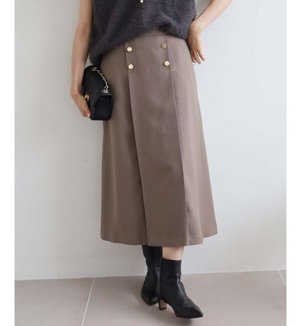 le.coeur blanc「《手洗い可能》カルゼマリントラペーズスカート」|スカート|