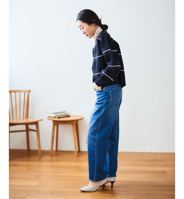 le.coeur blanc「マルチボーダーエステルニットプルオーバー」|ニット・セーター|