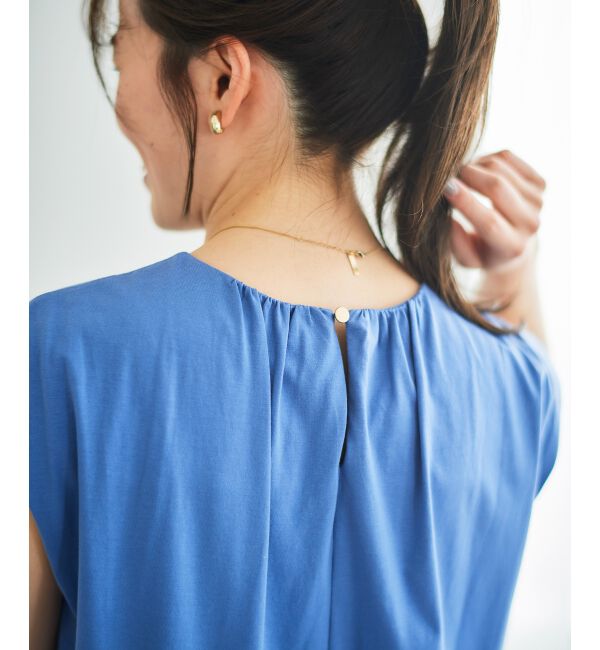  「ペプラムフリルノースリーブTEE」|Tシャツ・カットソー|