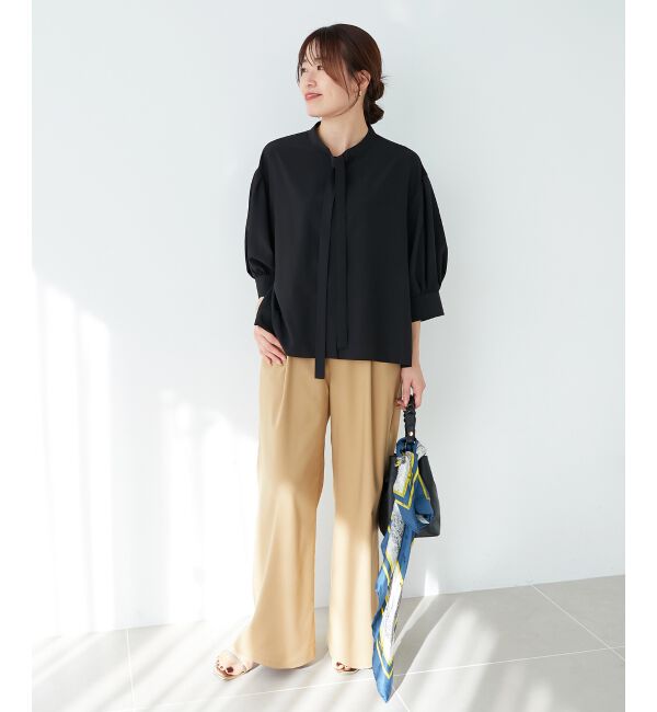 le.coeur blanc「サスペンダー付タックワイドパンツ」|その他|