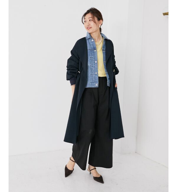 le.coeur blanc「サスペンダー付タックワイドパンツ」|その他|