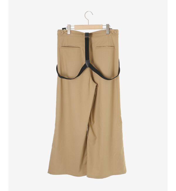 le.coeur blanc「サスペンダー付タックワイドパンツ」|その他|