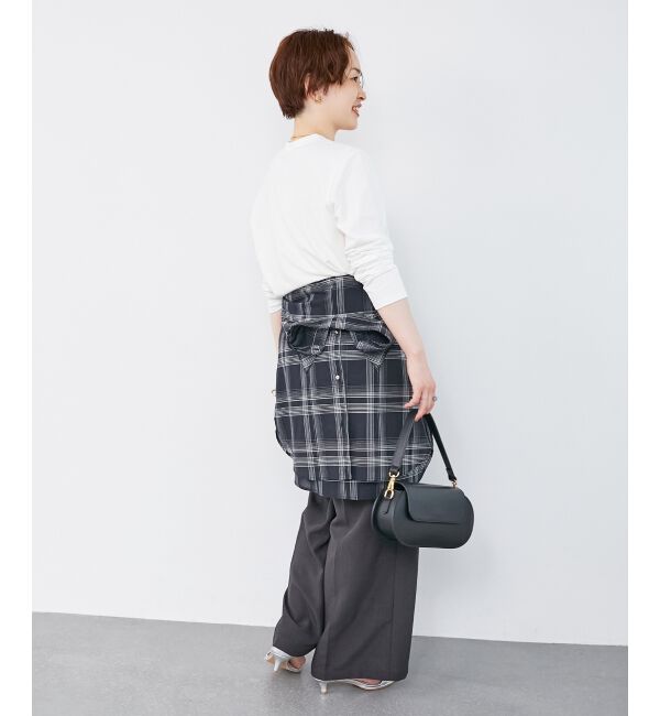  「《さらっとした素材感》タンブラーブッチャーイージーパンツ」|チノ|