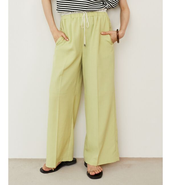  「《さらっとした素材感》タンブラーブッチャーイージーパンツ」|チノ|