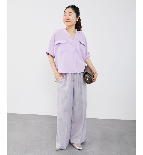  「《さらっとした素材感》タンブラーブッチャーイージーパンツ」|チノ|