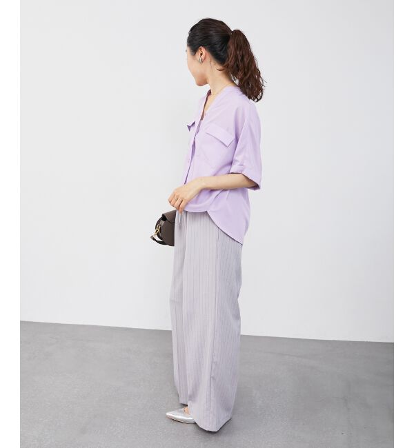  「《さらっとした素材感》タンブラーブッチャーイージーパンツ」|チノ|