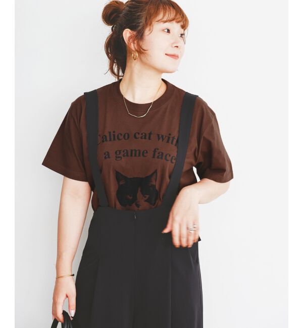  「Regency WorksネコプリントT」|Tシャツ・カットソー|