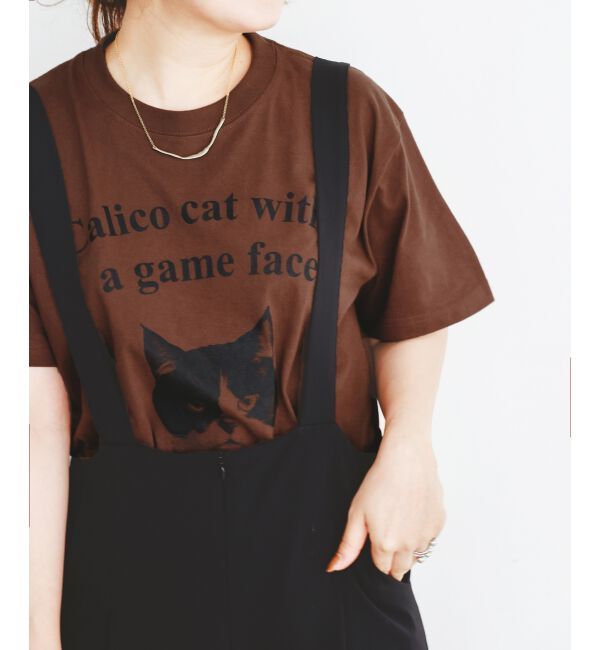  「Regency WorksネコプリントT」|Tシャツ・カットソー|