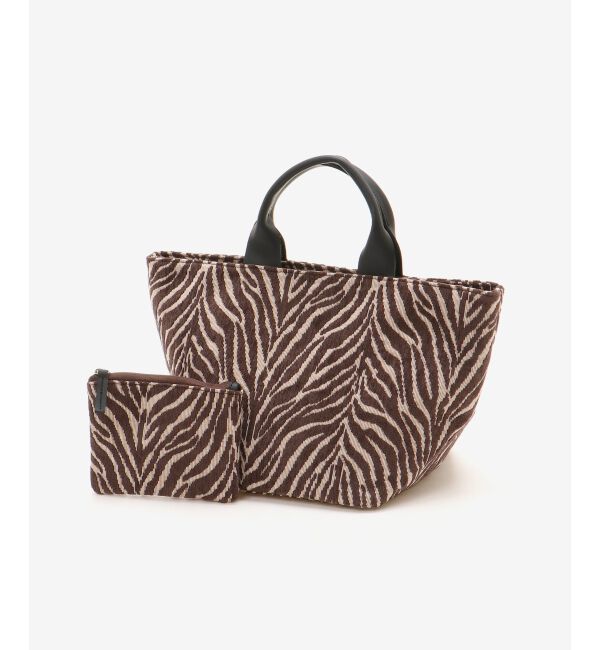  「ポーチ付きジャガードトート」|トートバッグ|