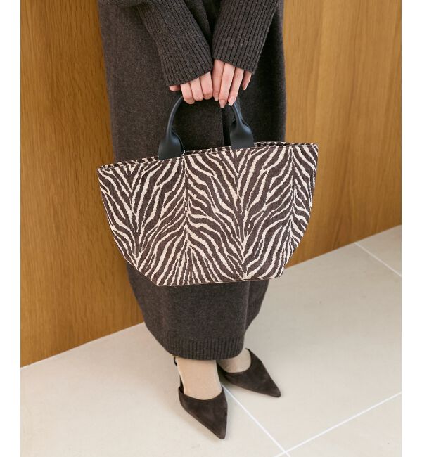  「ポーチ付きジャガードトート」|トートバッグ|