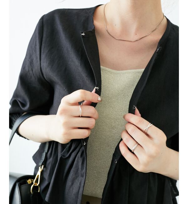  「《着映え◎》コットン麻フリルティアードジャケット」|その他|