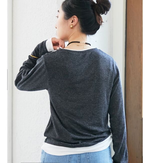  「レイヤードライクカットソー」|Tシャツ・カットソー|
