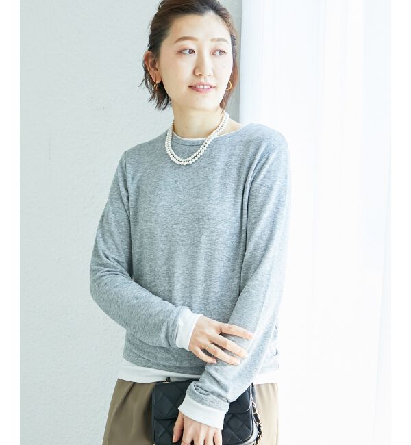  「レイヤードライクカットソー」|Tシャツ・カットソー|