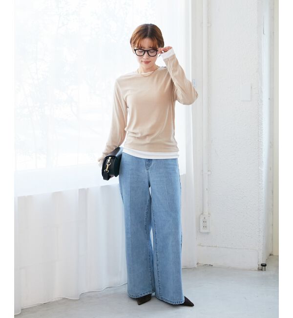  「レイヤードライクカットソー」|Tシャツ・カットソー|