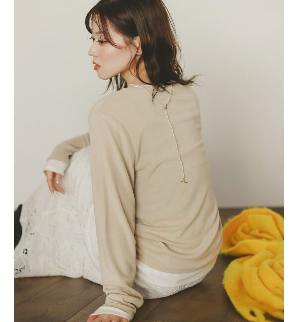  「レイヤードライクカットソー」|Tシャツ・カットソー|