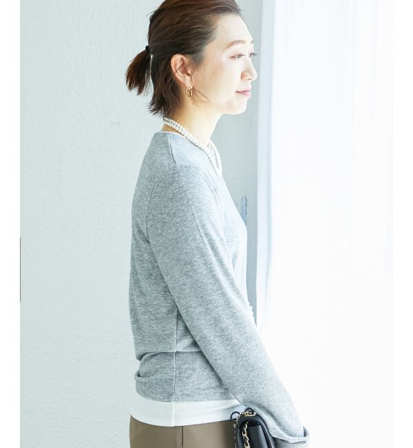  「レイヤードライクカットソー」|Tシャツ・カットソー|