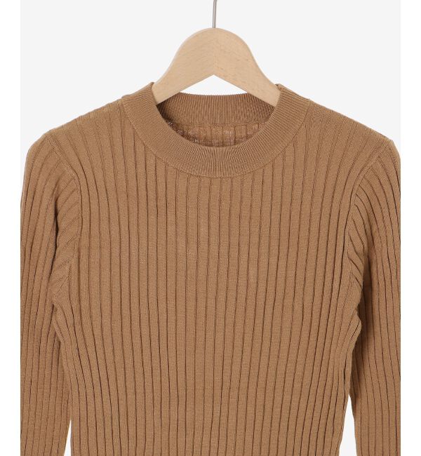  「《WEB限定アイテム》レイヤードカフス配色リブニット」|ニット・セーター|