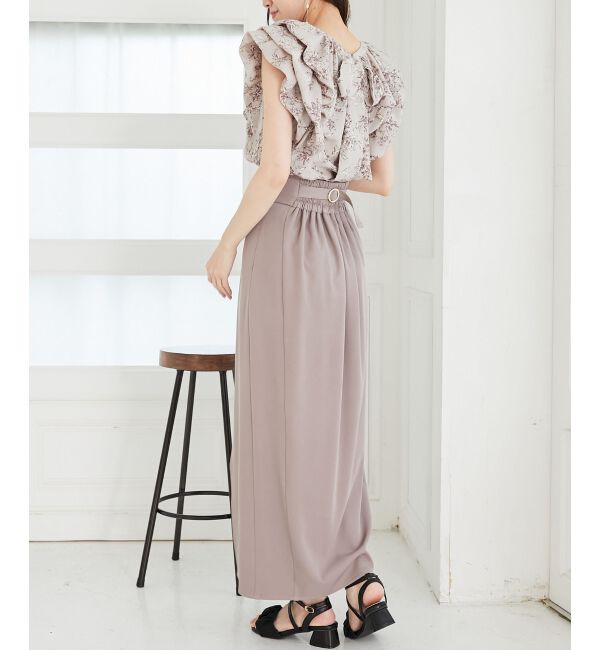 MAJESTICLEGON「ウエストフィットスリットスカート」|スカート|