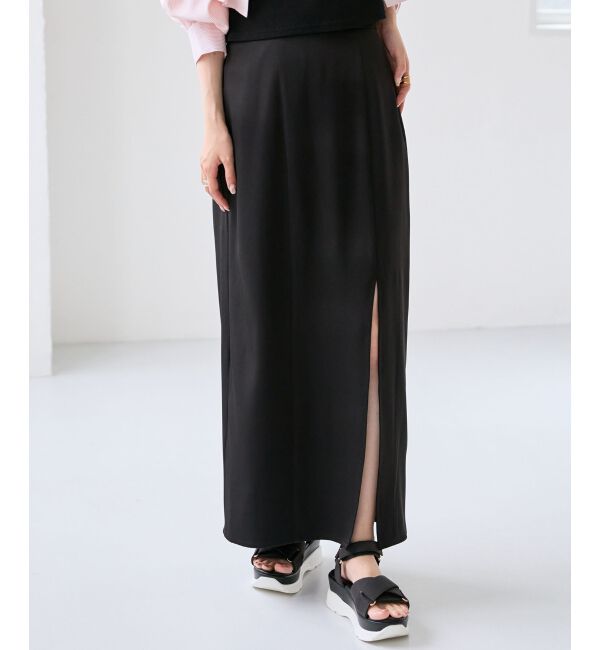 MAJESTICLEGON「ウエストフィットスリットスカート」|スカート|